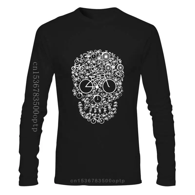 

Man Clothing New Bicycle Skull Face Mens Funny Cyclinger T Shirt Cyclist Cycle Dh Mtb Racer Bikeer