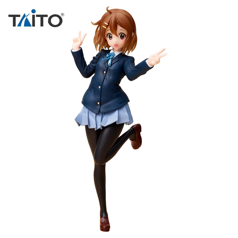 

In Stock Original TAITO K-ON Hirasawa Yui 18CM Anime Figure Action Figures Collectible Boxed Model Dolls Toy Festival Gift