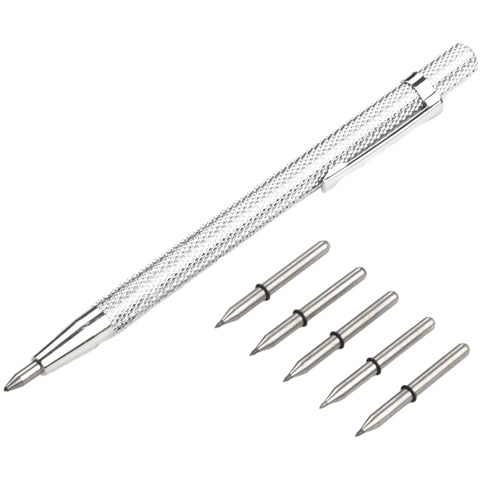 

Алмазная ручка для рисования с 5 шт. твердосплавными наконечниками, гравировальная ручка для керамики, стеклянного корпуса, металлические строительные инструменты для маркировки