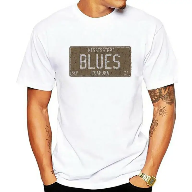 

Mississippi Blues T Shirt Vintage Style Lightweight