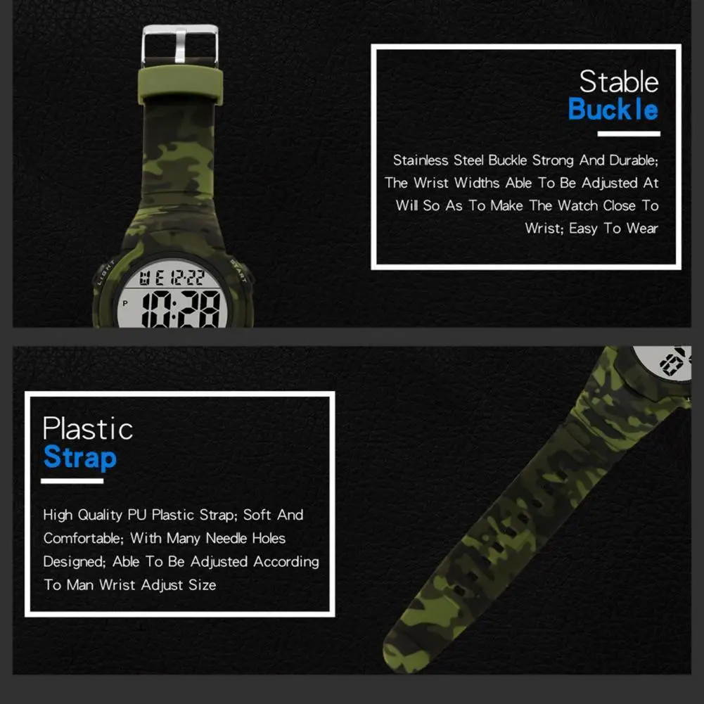 

Timing Function 12/24 Hours System High Clarity Digital Watch for Parents