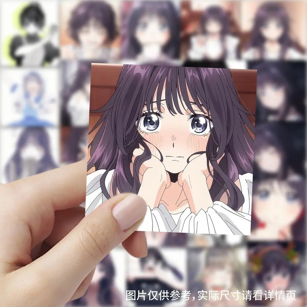 Фото Tsumugi Rintaro аниме наклейка Kaoru Hana Wa Rin To Saku канцелярские наклейки мультфильм справочник водонепроницаемые школьные принадлежности для студентов №3