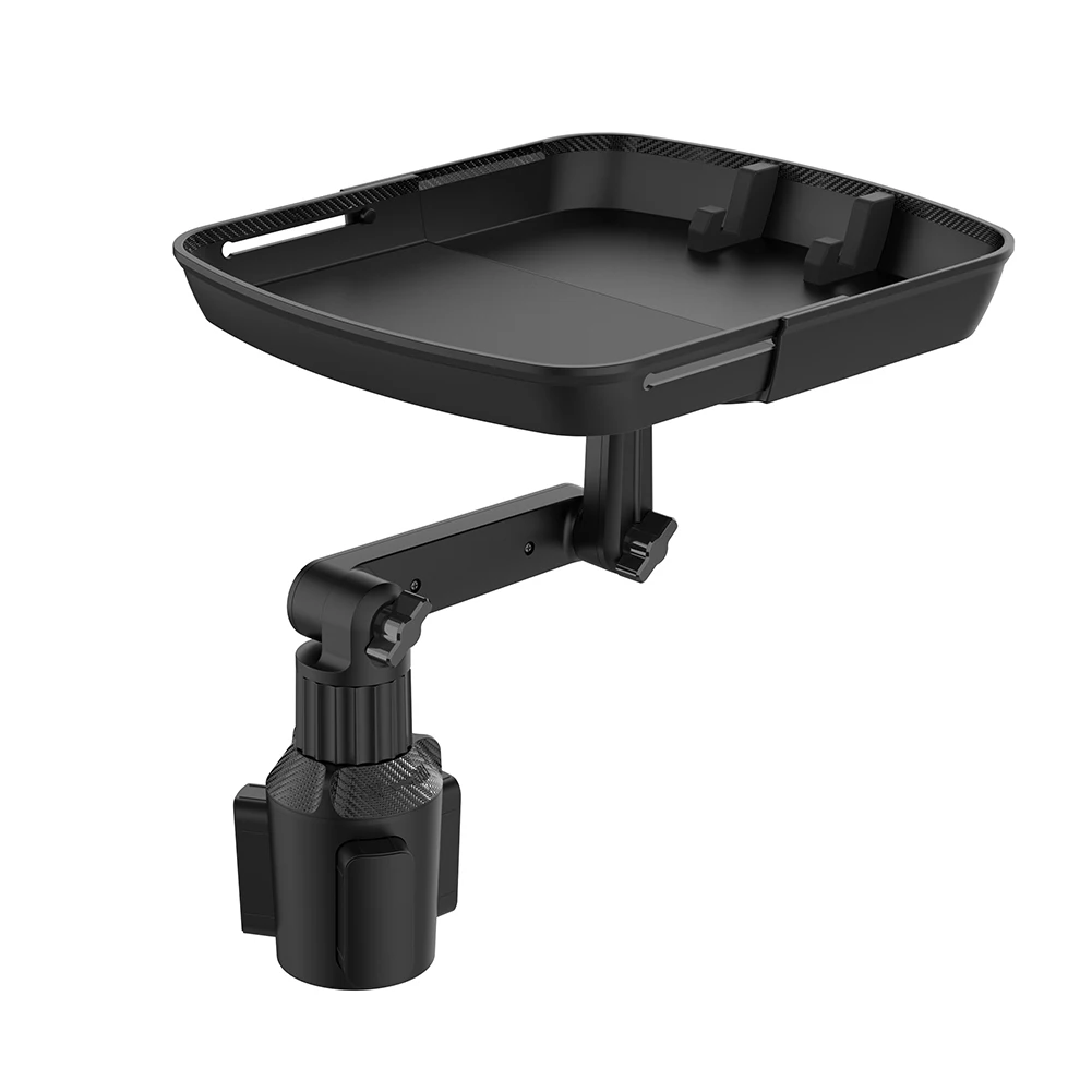 

Multifunctional Car Cup Holder Universal Adjustable Tray Table Auto Mobile Phone Support Food Eating Tray Bottle Drink Bracket