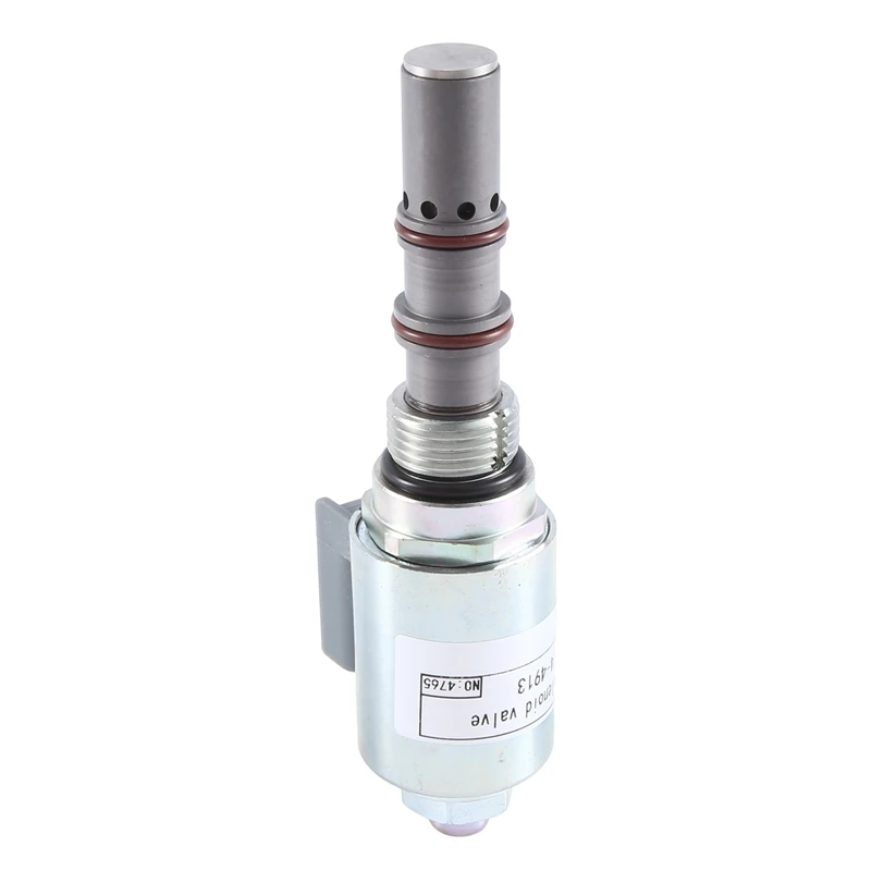 174-4913 1744913 Excavator Solenoid Valve Silver Metal For CAT 966G 980H 950G 962G