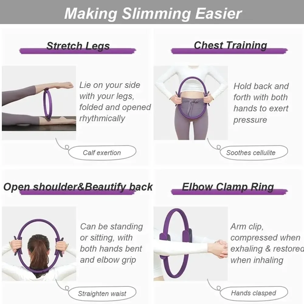 1 шт. кольцо для йоги пилатеса Нескользящее спортивное фитнеса формирующее