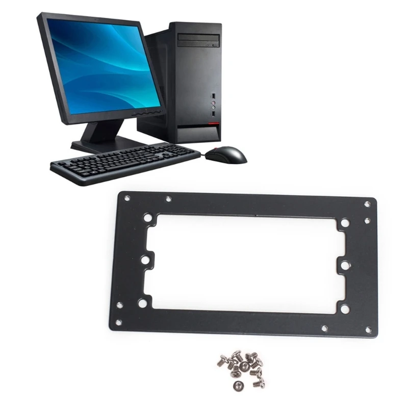 

Atxto SFX Power Supply Adapter Bracket PC Case Metal Panel Easy Installation P9JB