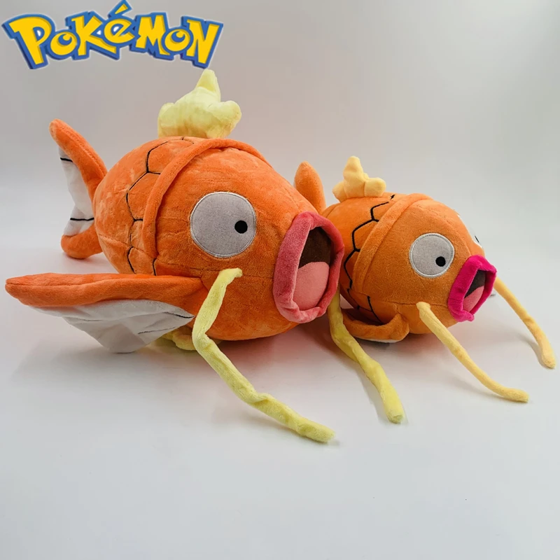 

Плюшевая кукла Pokemon Magikarp, красно-желтая детская игрушка, большая коллекция аниме 23-30 см, сувенир, подарок на день рождения, фигурка Feebas