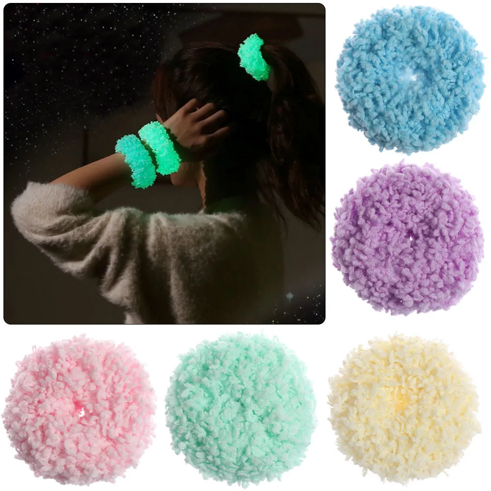 

Luminous Hair Scrunchies Hair Bands Girls Hair Accessories Headband Kids Ponytail Holder Ornaments Gift Party,1Yc30171