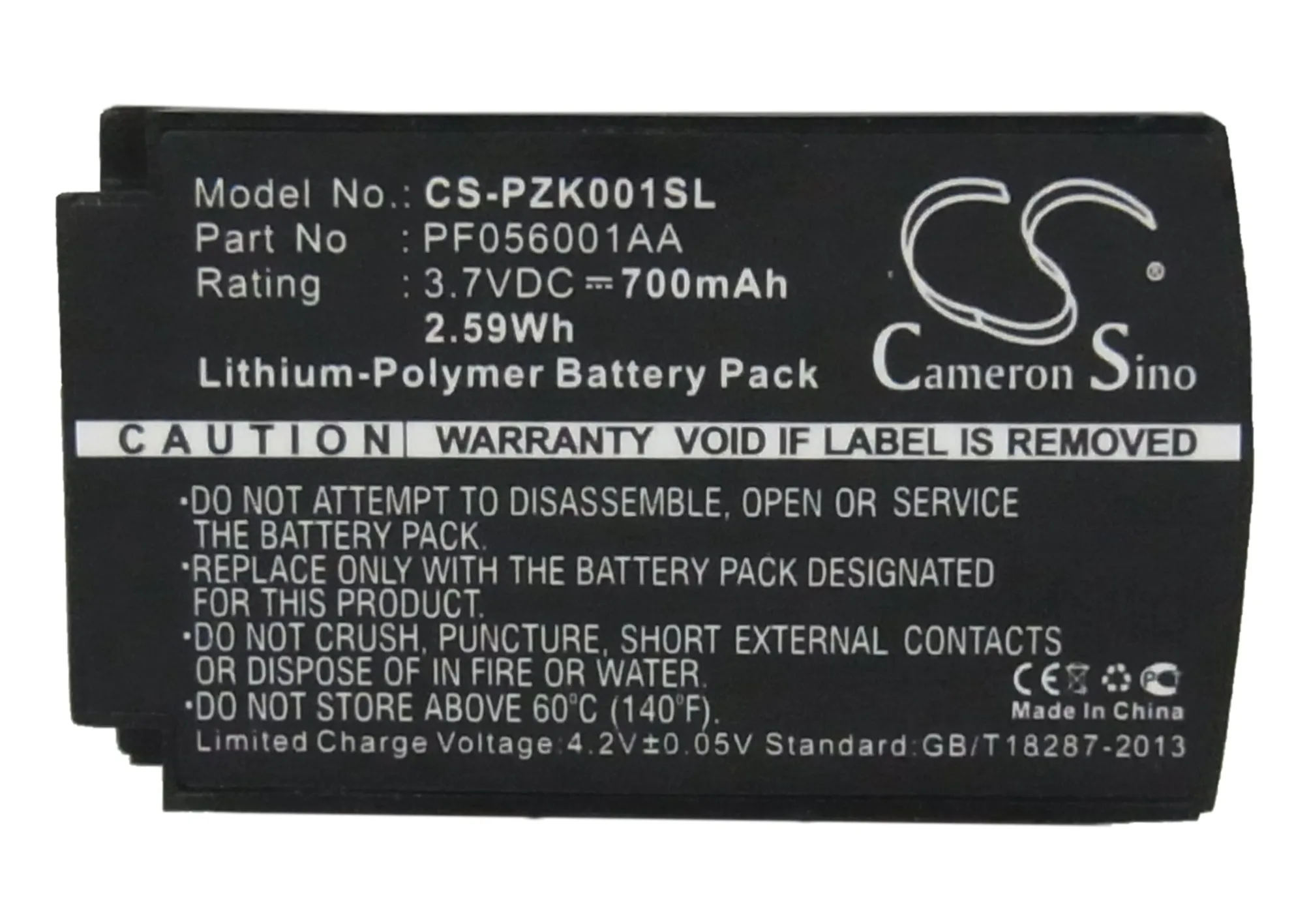 

CS 700mAh Battery For Parrot PF056001AA Parrot ZIK