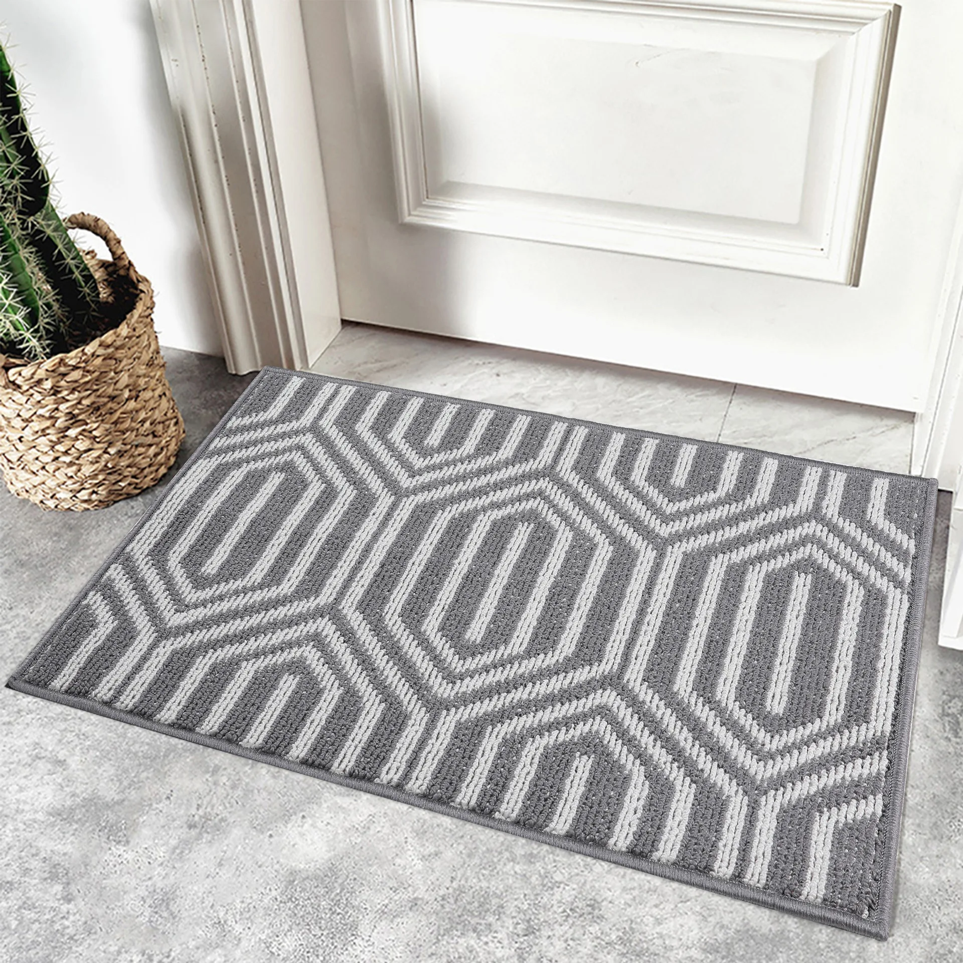 

Homaxy Living Room Carpet Non-Slip Absorbent Kitchen Mat Soft Plush Doormat Bedroom Rug Home Decorative Floor Entrance Door Mats