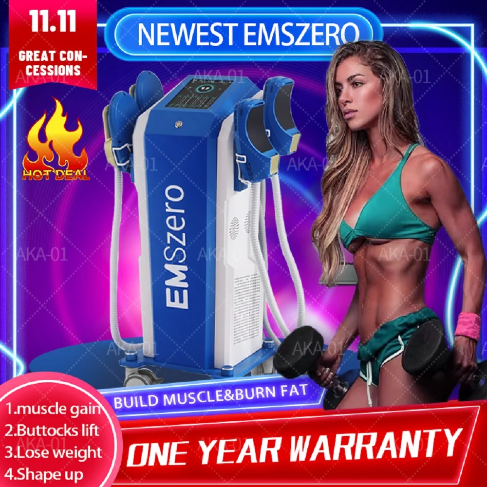 

2022Portable DLS-EMSLIM HI-EMTI/ NEO 13 Tesla EMSzero 5000W Weight lose portable Electromagnetic best slimming machine