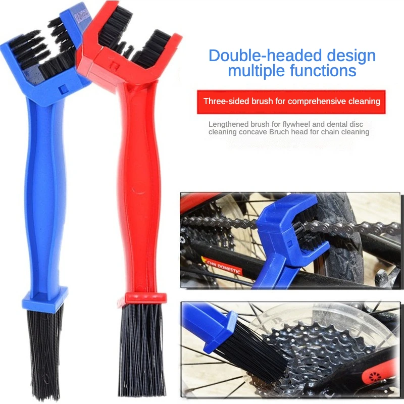 

! Mountain Bike Chain Cleaning Brush Cleaning Tool Road Bike Flywheel Brushing Plate Tooth Plate Cleaning Brush