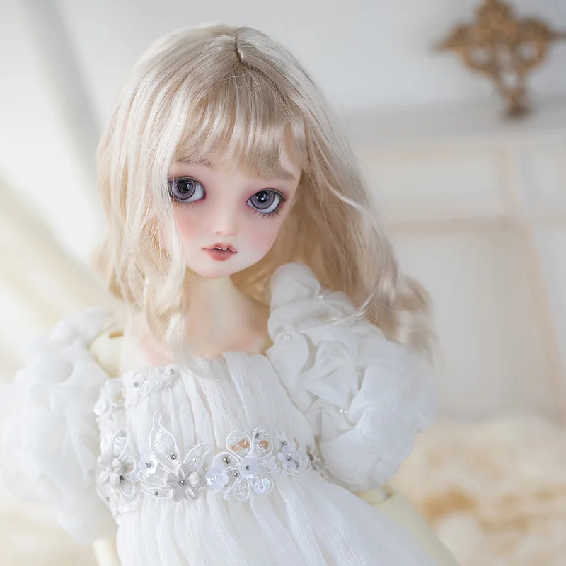 

BJD Doll OB11 Wigs For 1/3 1/4 1/6 Size Doll Accessories Wig Toy Tress For Dolls Milk Silk Soft Silk Fashion Curly Hair
