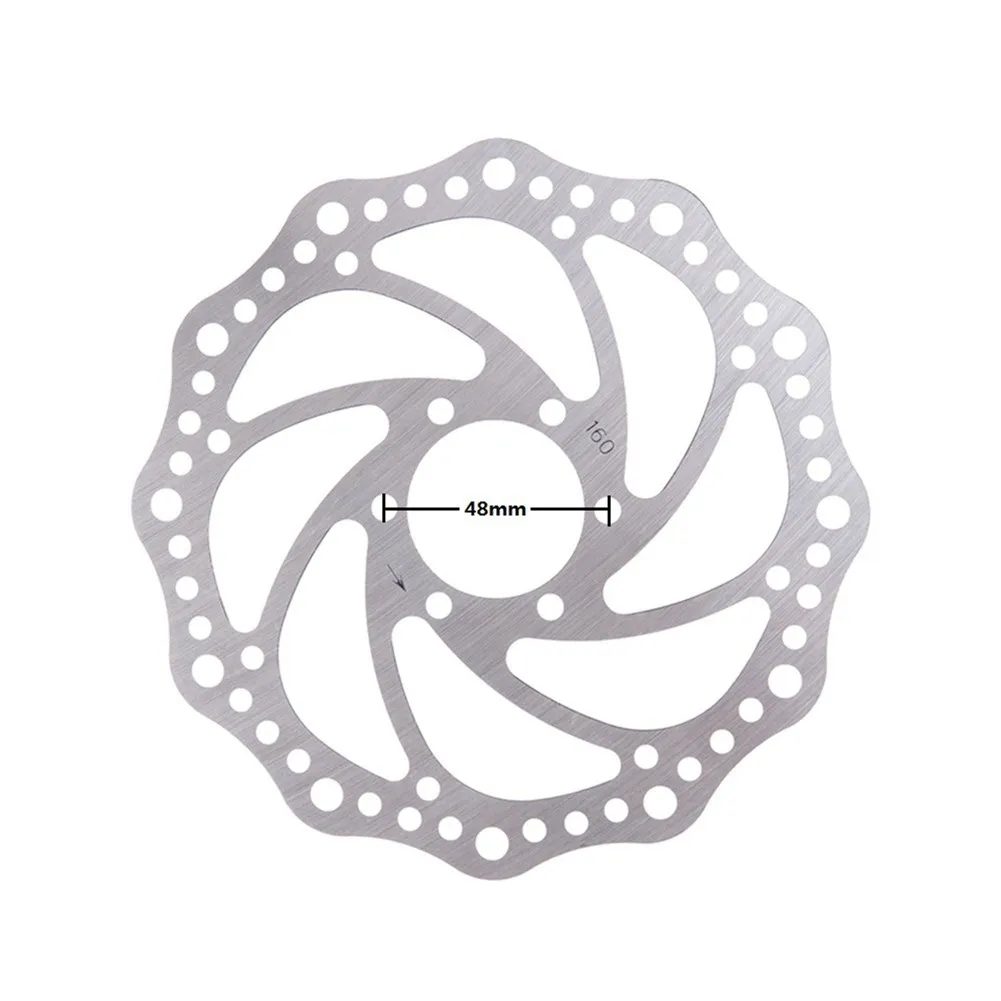 

Bike Brake Rotor Disc Brake Rotor Silver Stainless Steel Threaded Hubs Disk