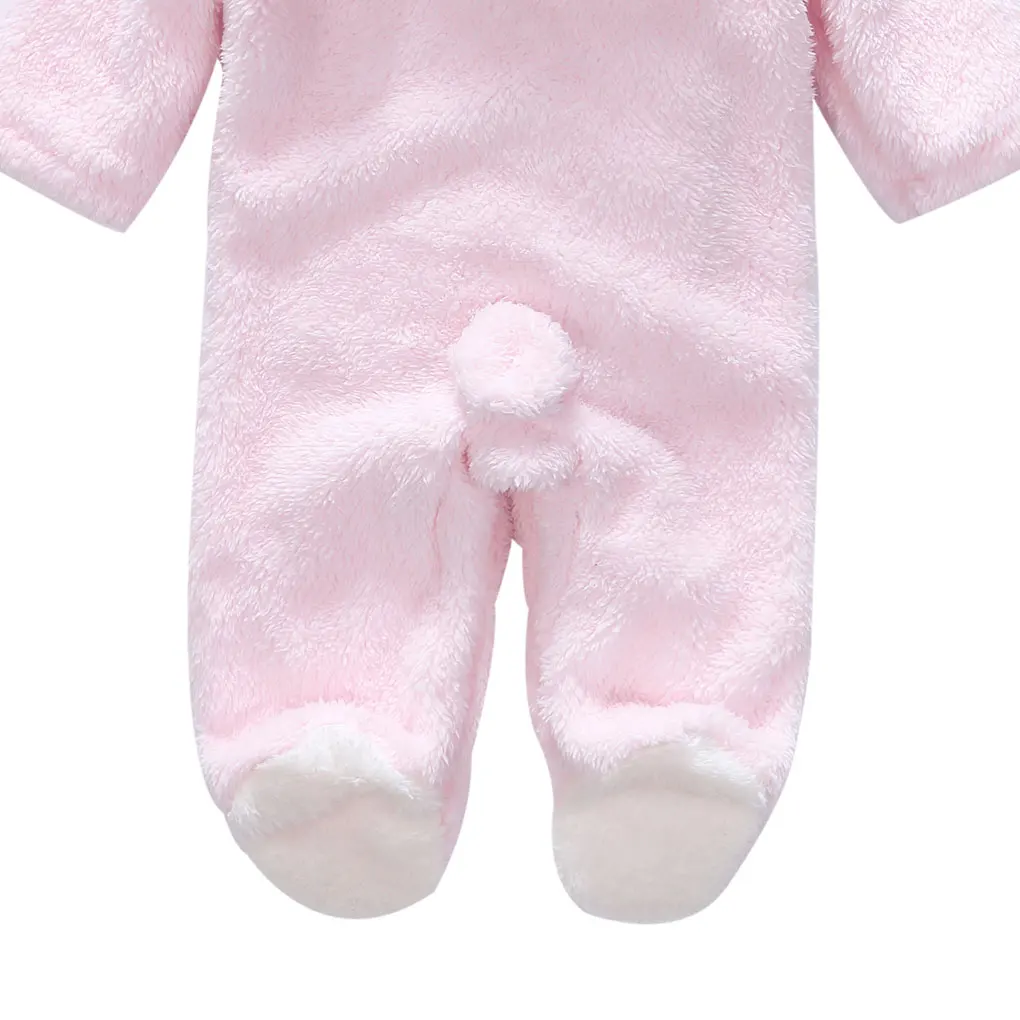 

Korean Winter Baby Rompers Long Sleeve Hooded Jumpsuit Infant Toddler Clothes Playsuit Outfit