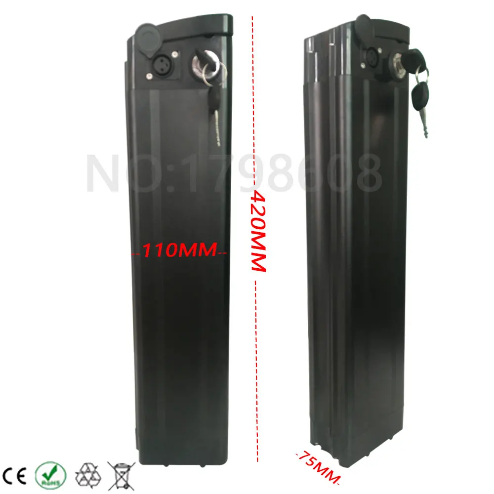 Литиевый аккумулятор для электровелосипеда серебристый Аккумулятор 36 В 20 А · ч 25