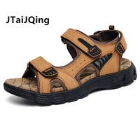 brand classic mens sandals summer genuine leather sandals men outdoor casual lightweight sandal fashion men sandals