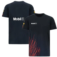 red color bull t shirt summe sports racing suit short sleeved jersey half sleeved moisture absorbing quick drying