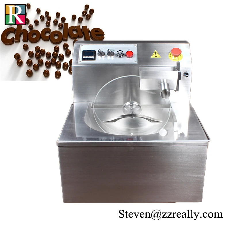

Hot sale 8kg capacity chocolate tempering machine with vibration table