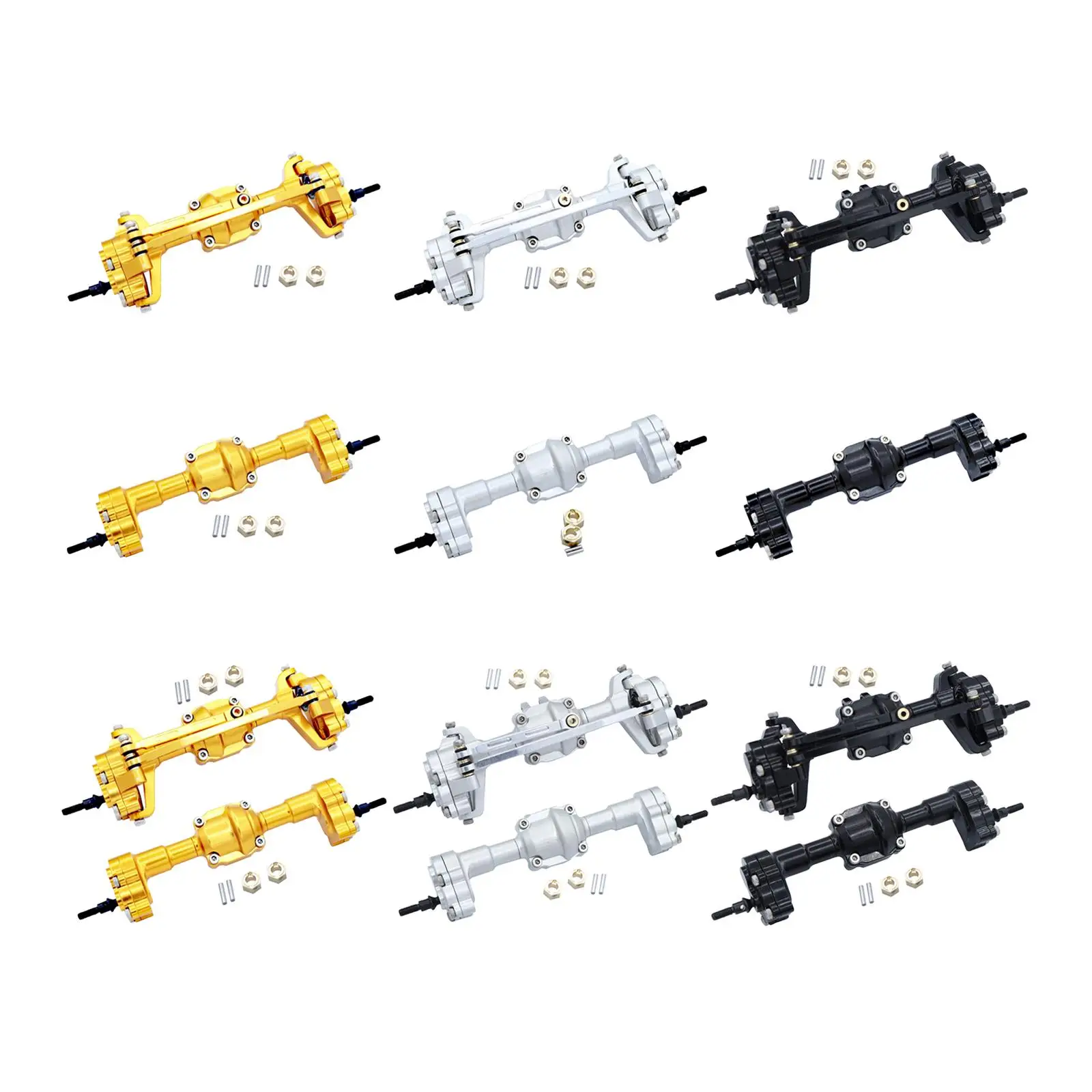 

Обновленные детали осей для радиоуправляемого автомобиля масштаб 1:24 аксессуары для хобби автомобиля DIY