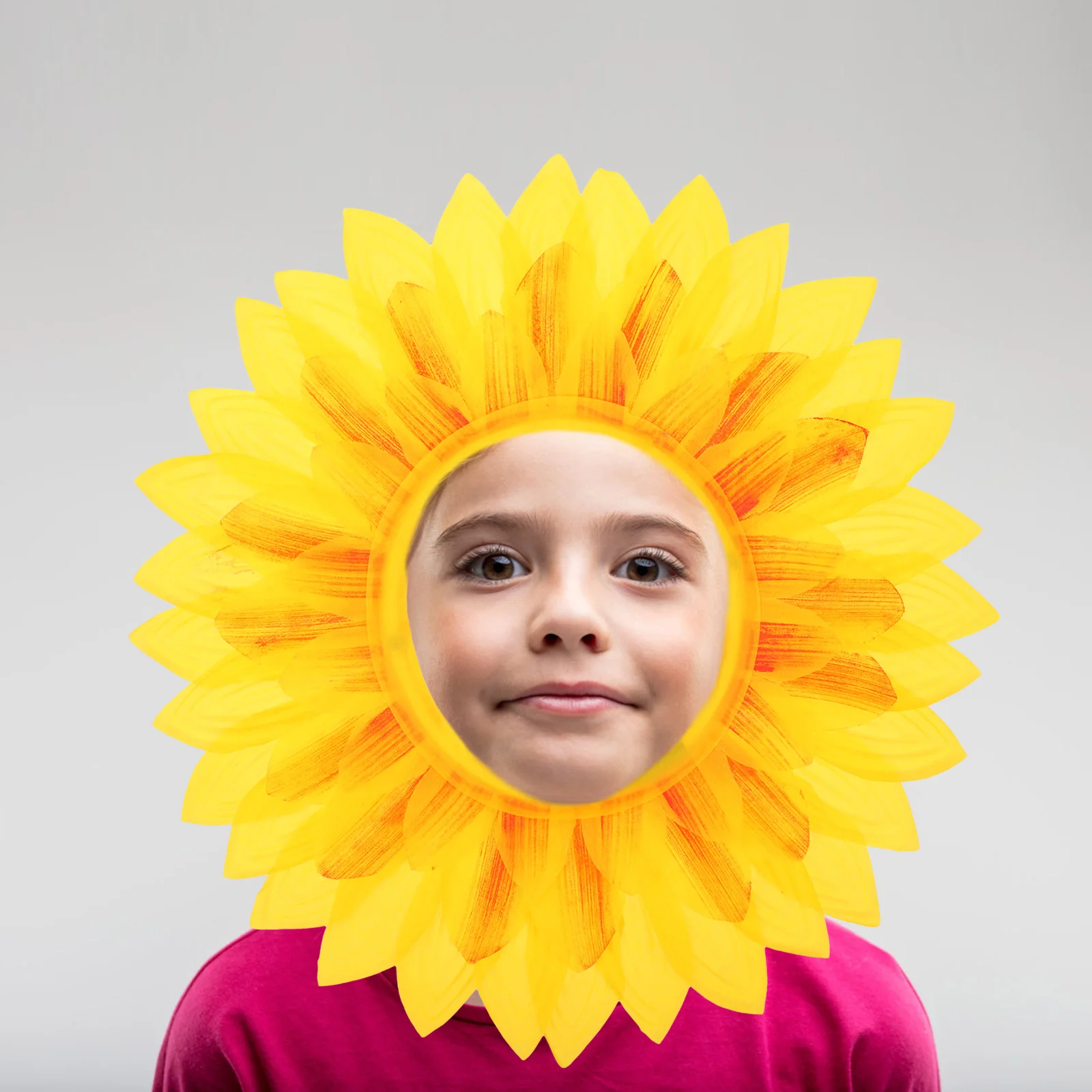 

Funny Show Sunflower Headgear Performance Costume Prop For Dance Party Festival Kids Kindergarten Sports Meeting Entry Props