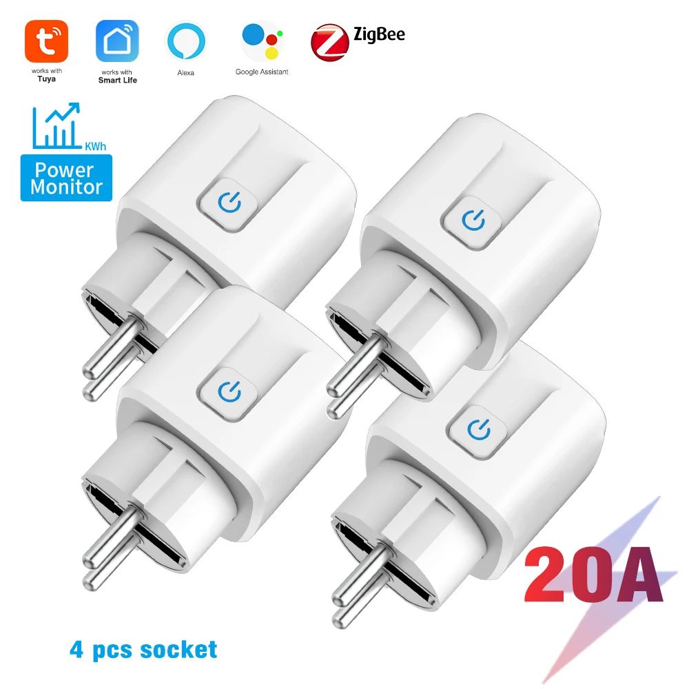 

Умная розетка WGHINE Zigbee 20А