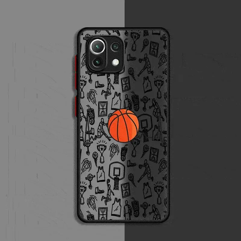Баскетбольный художественный чехол для телефона Xiaomi Redmi 13C1 2 5G 10C 12C 9 10 9A 9T 9C A1 A2 Plus