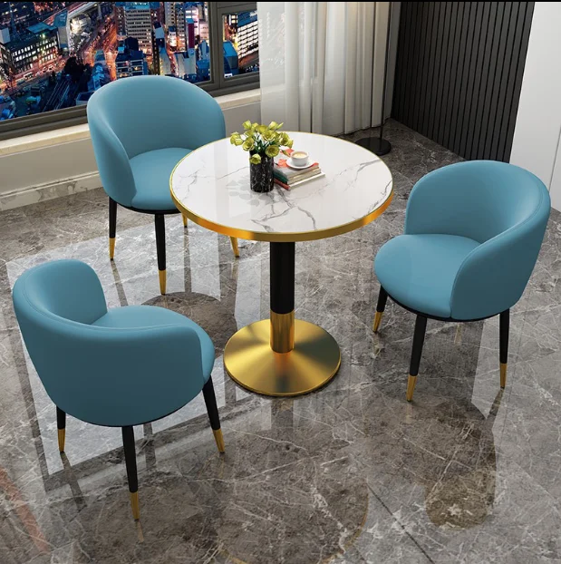 Светильник роскошный стол для переговоров и стул сочетание зоны отдыха кофейни