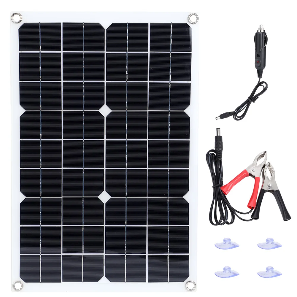 

20W 18V USB Output Semi-Flexible Solar Panel Monocrystalline Silicon Solar Panel for Outdoor