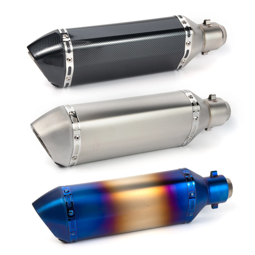 

Motorcycle Exhaust Pipe 51mm Motocross ATV Pit Bike Scooter Escape Moto Muffler for Yamaha TMAX 530 Nmax R3 CB400 ER6N Ninja 400