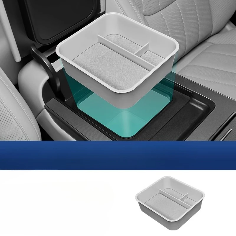 

Аксессуары Smabee для BYD Tang L 2025, центральная консоль, крутой ящик-органайзер, подлокотник, ящик для хранения, автомобильный центральный поднос, укладка, уборка