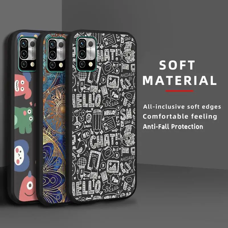 Задняя крышка Противоударная задняя для UMIDIGI Power5 прочный грязеотталкивающий