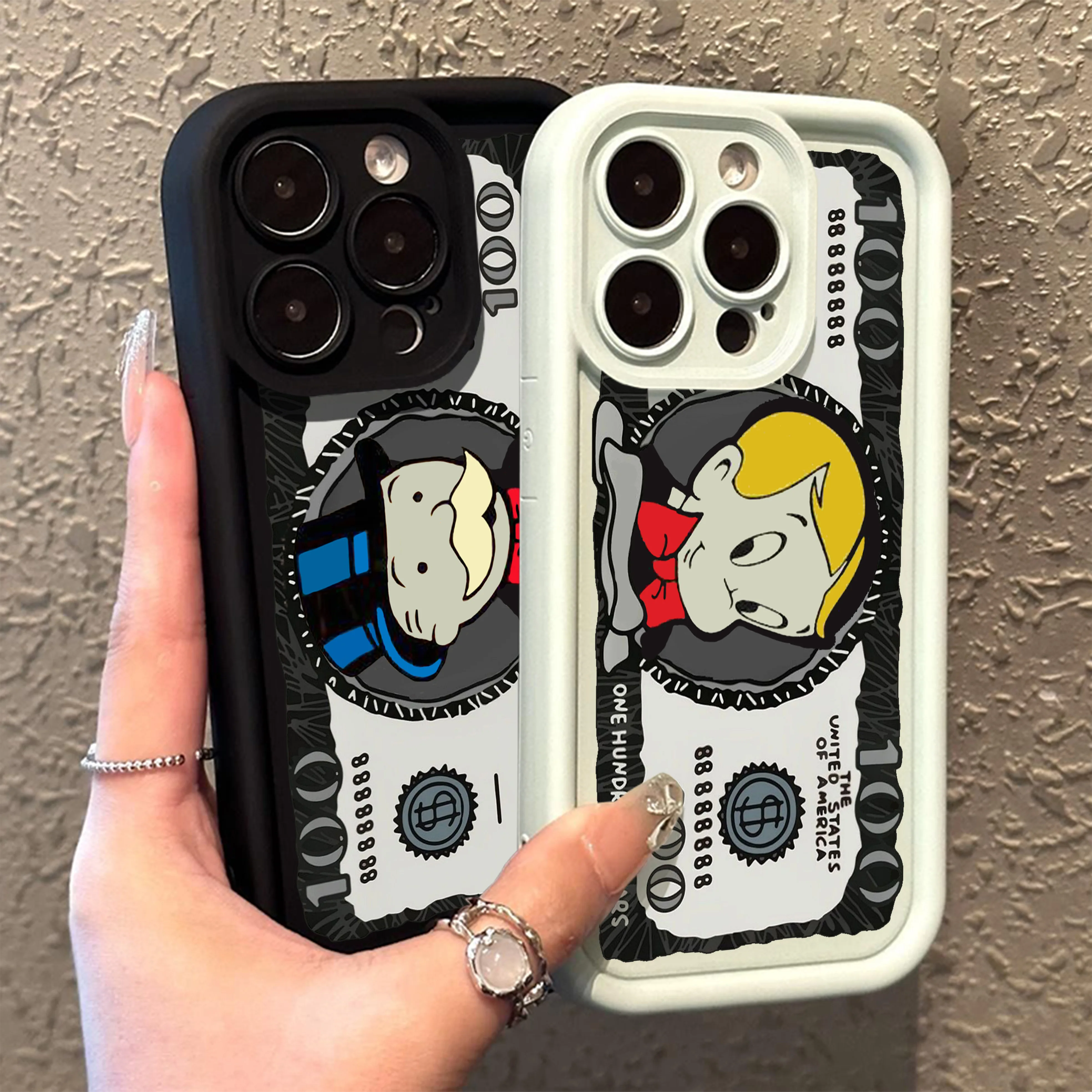 Чехол для телефона с рисунком M-Monopolys Dollar Samsung A03 A04 A05S A10S A11 A12 A20S A21S A13 A14 A54 A34 A53 A33 Cover