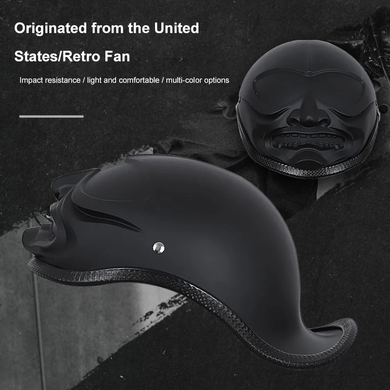 

Шлем унисекс с открытым лицом, винтажный мотоциклетный ретро-шлем в гангстерском стиле, для езды на мотоцикле, велосипеде, велосипеде, аварии, Круизер, чоппер