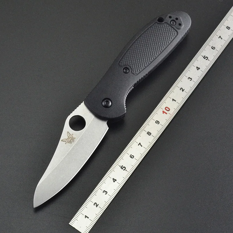 

Outdoor Folding Pocket Knife Small Utility Black Stonewashed Survival Knife Rescue Camping Jackknife Edc Multitool