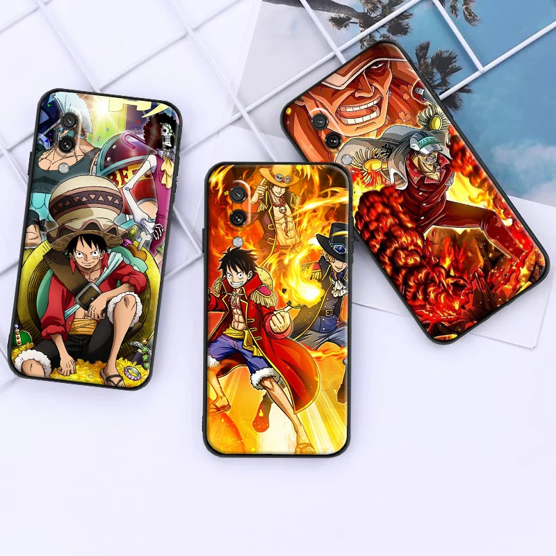 

One Piece For Xiaomi Redmi 7 7A 8 8A 7 Note 7 8 2021 Pro 8T Phone Case Funda Soft Back Black Coque