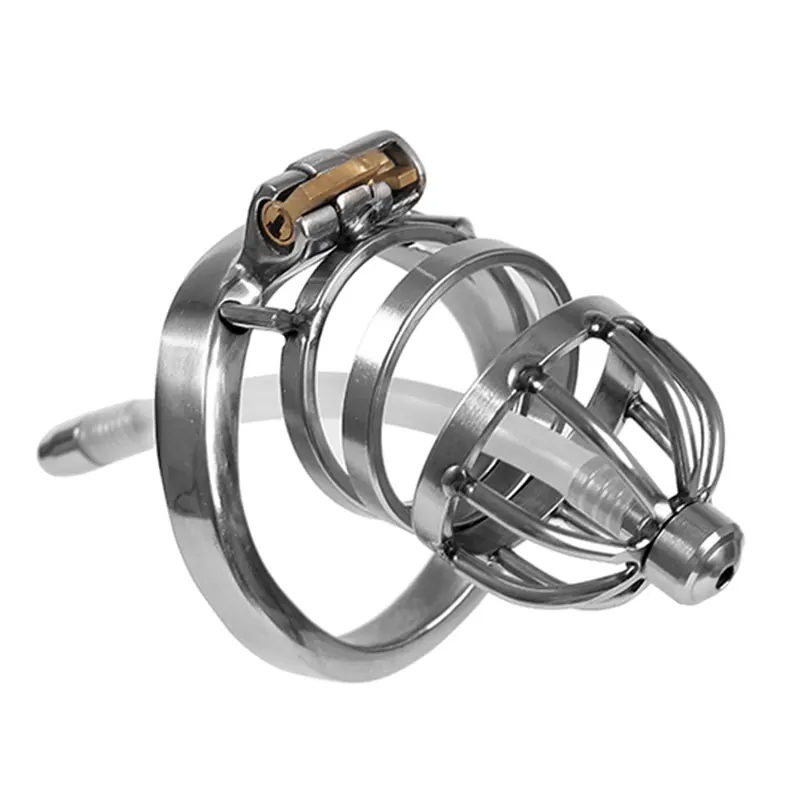 

Small Penis Rings Stainless Steel Male Chastity Cage Sexual Wellness Bondage Cock Belt Lock Devices BDSM Sex Toys for Men