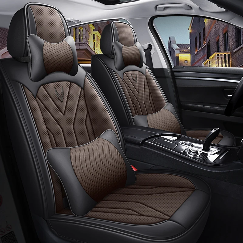 

Роскошный высококачественный кожаный чехол на автомобильное сиденье для Honda Civic 8 поколения Audi A3 8p Sportback Fiat bravo Fiat Toro аксессуары