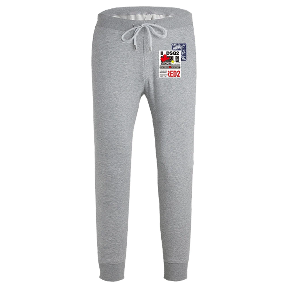 

Мужские джинсы для бега и спорта от бренда ICON, повседневные тренировочные брюки, джинсы DSQ, мужские облегающие спортивные брюки, модные длин...