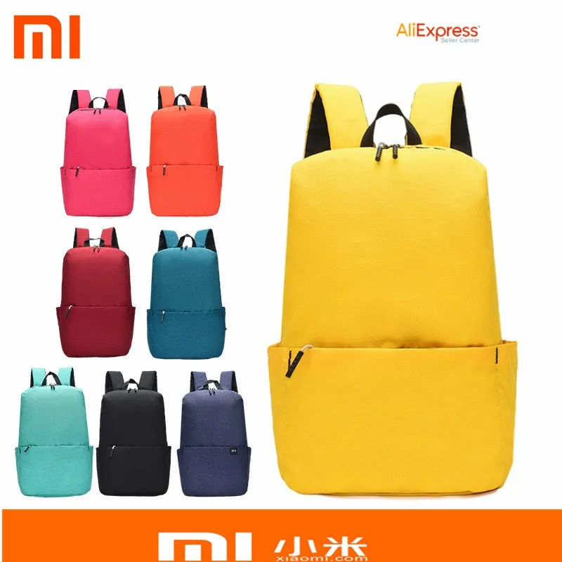 Original Xiaomi Backpack Simple Waterproof Small Backpack 10L 20L Multicolor Combo Lightweight Minimalist Design Xiao Mi Bag