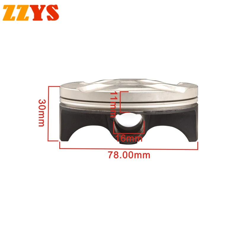 Набор колец для Honda 13101-KRN-850 CRF250 CRF250R 2006-2007 CRF 250 A диаметр 78 мм штифт 16