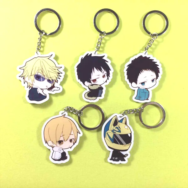 Аниме DuRaRaRa! Брелок для ключей с акриловой подвеской в виде цейти штурлусона Изаи