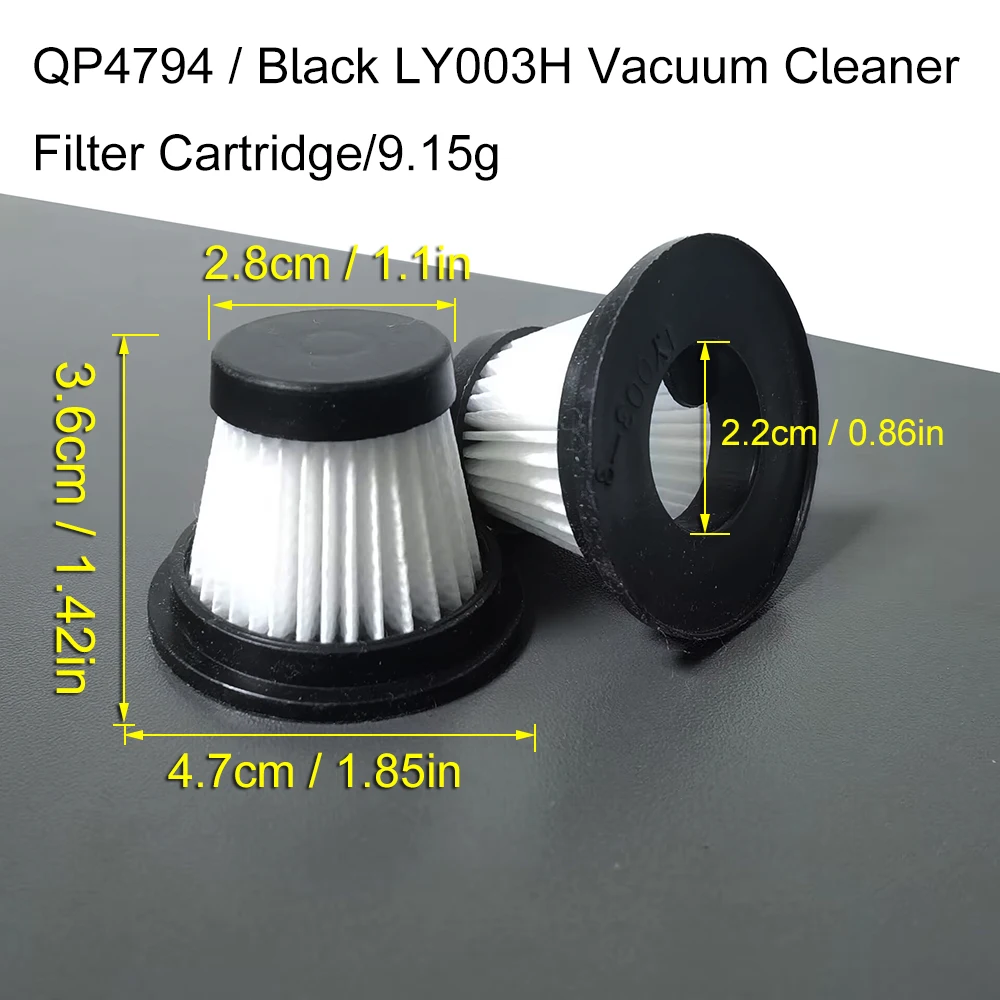 

10 шт. фильтр для ручного пылесоса Hepa LY002X LY002DBL LY003H нетканый фильтрующий элемент для пылесоса