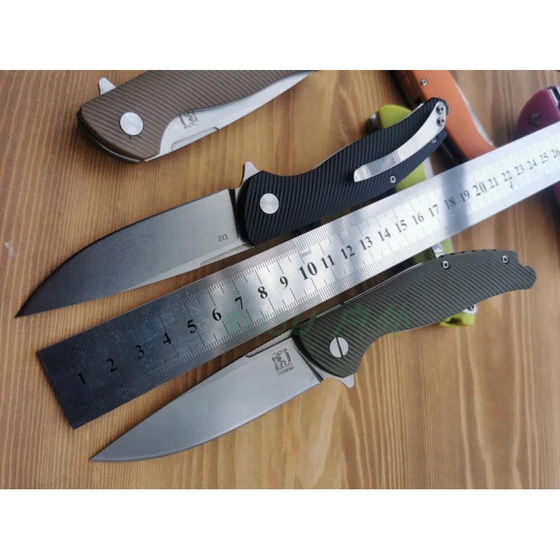 

Складной нож F3, резец с шарикоподшипником, лезвие из стали D2, высокая твердость, острый, для улицы, кемпинга, портативный, универсальный