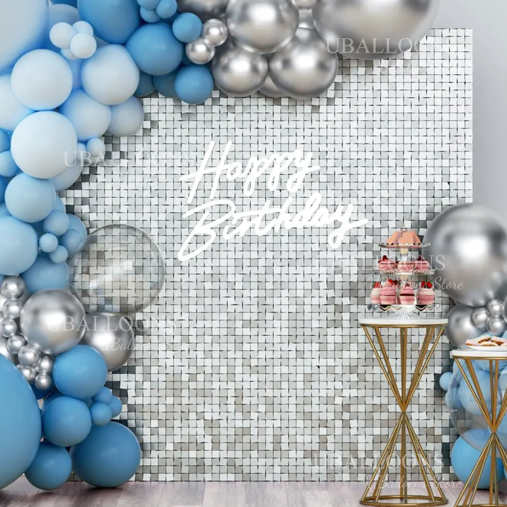 

Мерцающие настенные панели MicroPlush, светлый золото, 12 шт.