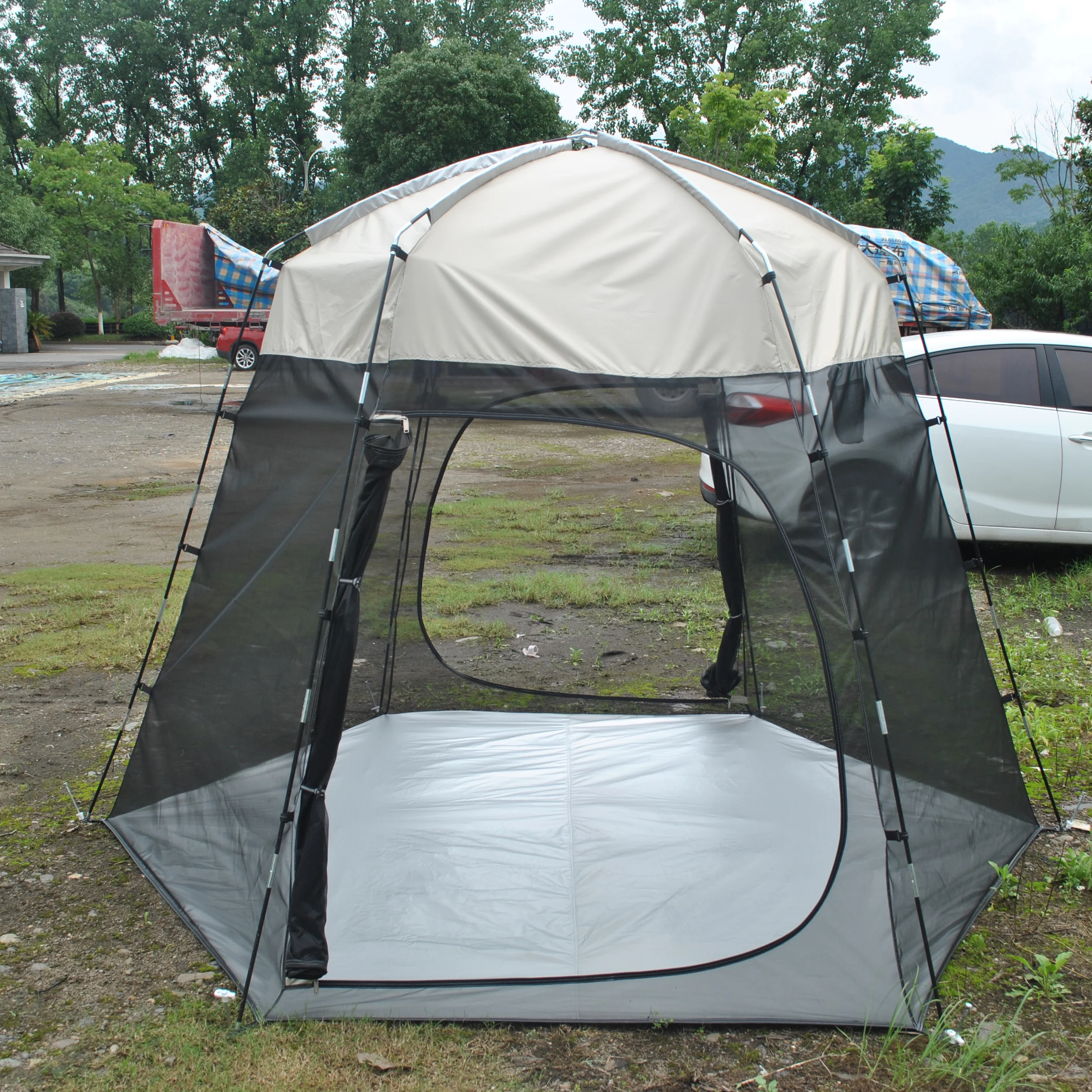 8-местный павильон для дома беседка палатка с экранированным навесом и москитной