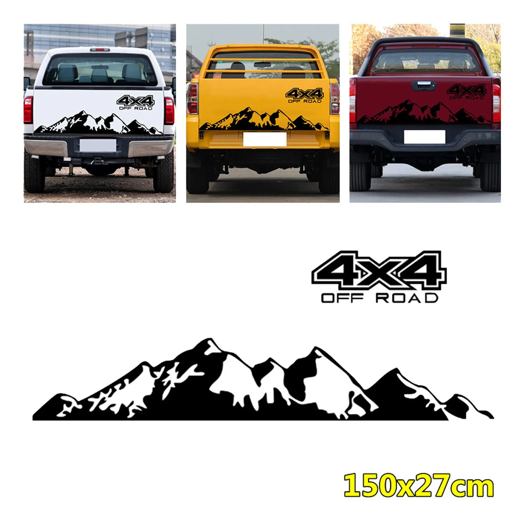 2 шт. автомобильные наклейки для Ford Ranger Raptor Pickup Isuzu Dma Nissan NAVARA Toyota Hilux - купить по