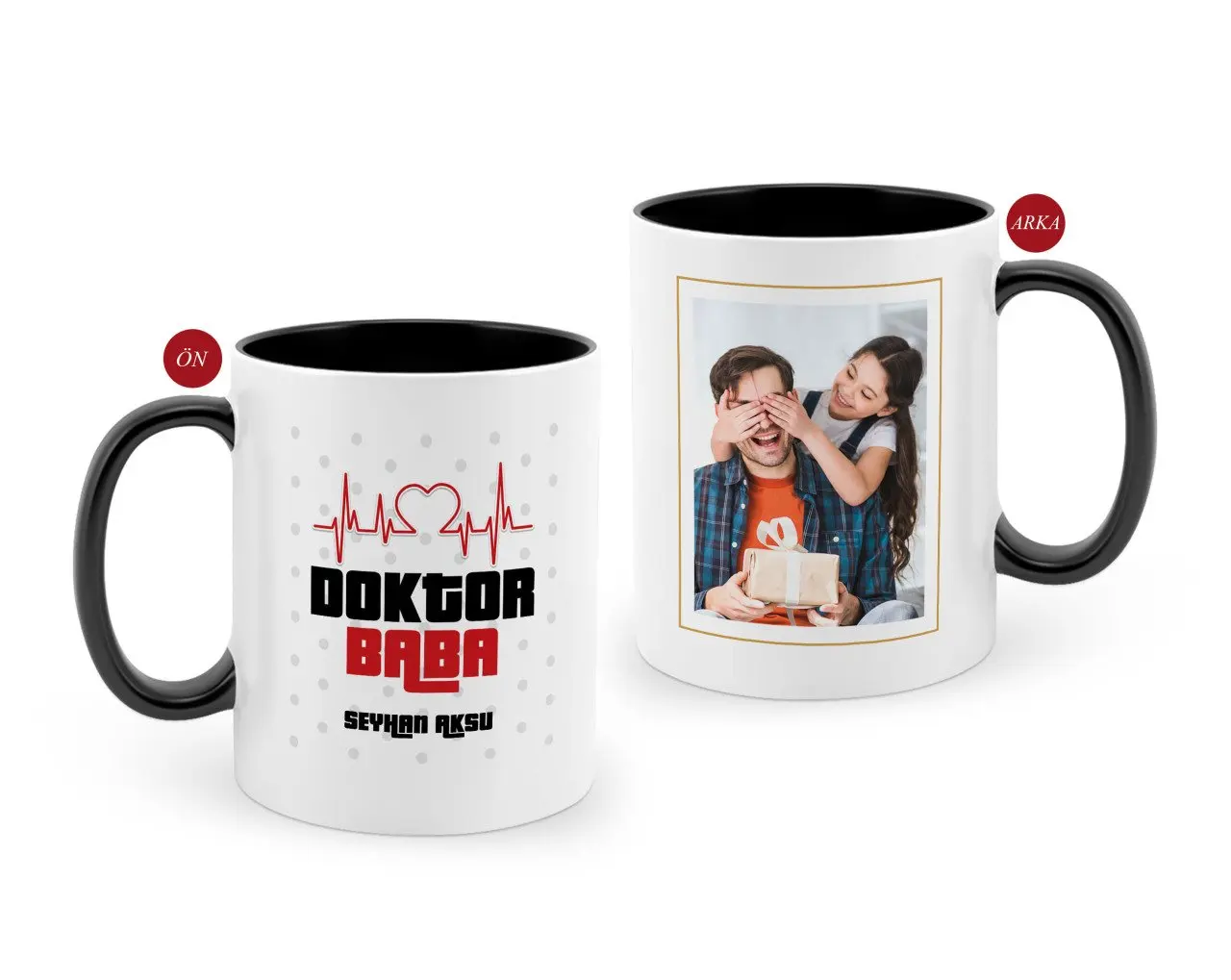 

Персонализированные Fathers Day Gift», «фото черный, белый цвет кружка Bardak-43