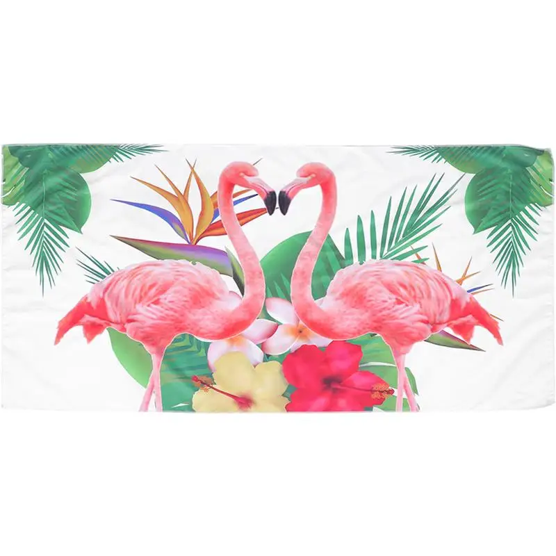 

Пляжное полотенце с фламинго, пляжное полотенце, быстросохнущее пляжное полотенце, необходимое летнее путешествие