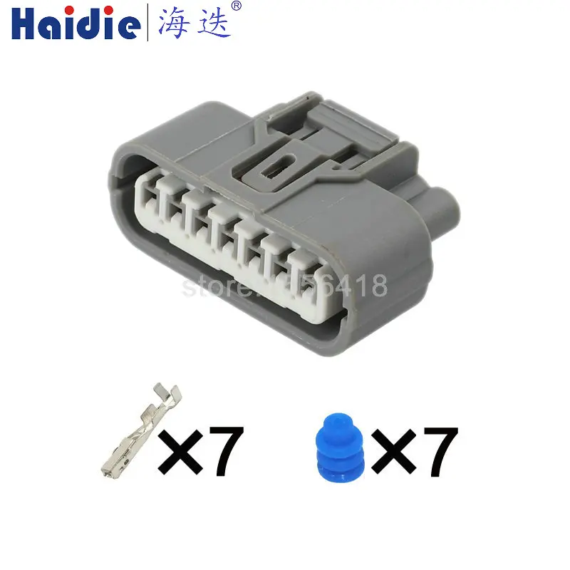 

1-100 Sets 7 Pin 6189-0855 6918-1762 Automotive Connector Waterproof Auto Electric Wiring Harness Socket